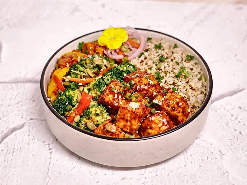 Chilli Tofu Asian Bowl