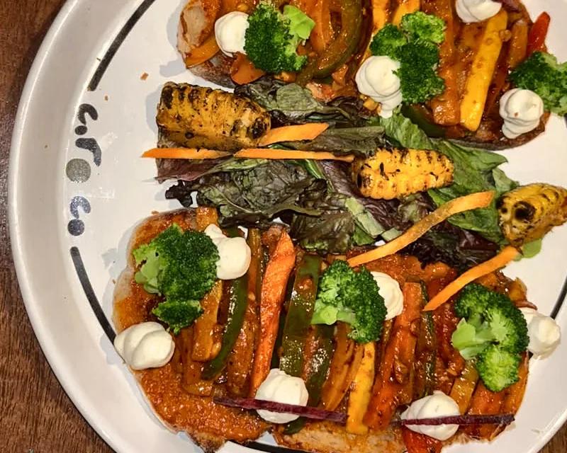 Adobo Charred Squash Tacos