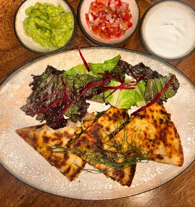 Florentine Quesadilla